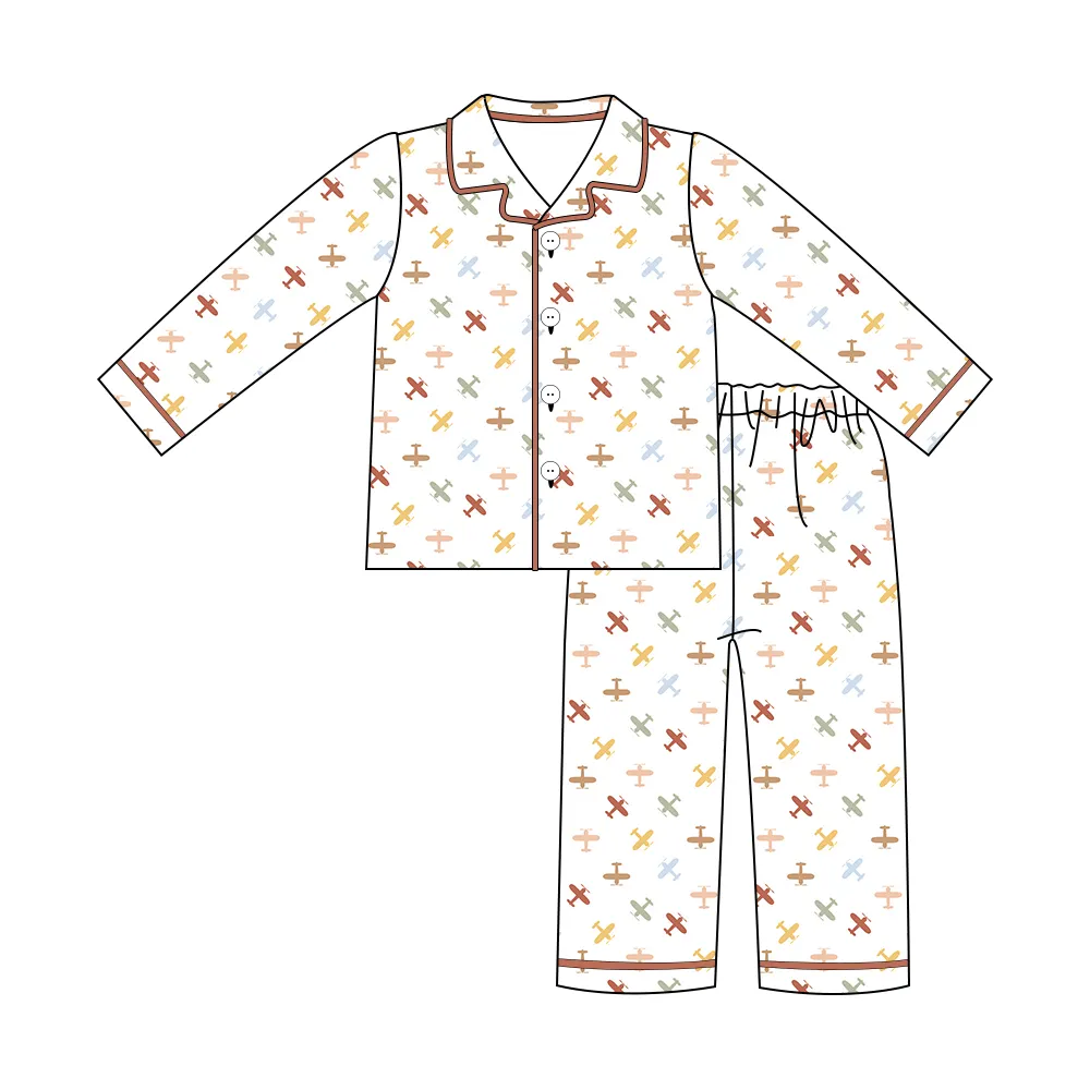 Spring High Quality Women FLOWER Print Home Clothes Sleep Wear Ladies Cotton Fabric Long Sleeve For Women Pajamas Sets