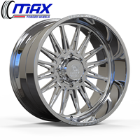 Jantes de camion 20x12 22x12 24x12 20x12 6x139.7 6x5.5 pour GMC Sierra 1500 pour Chevy Silverado 1500 Super Single Style Offroad