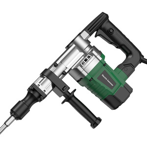 Electric Hammer SDS Max Industrial Wall Demolition <b>Power</b> <b>Tool</b> 110V US Plug Pistol Grip Metal Body - Product Image 1
