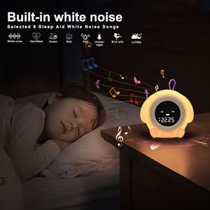 Reloj <span class=keywords><strong>Despertador</strong></span> con Sonidos Lindos, Reloj de Entrenamiento para Dormir con Luz Nocturna, Reloj <span class=keywords><strong>Despertador</strong></span> Doble para Niños y <span class=keywords><strong>Niñas</strong></span> - Product Image 6