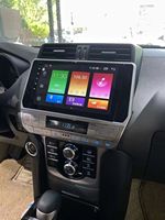 Pour Land Cruiser Prado 2010-2017, kit carrosserie pour le modèle 2018+, avec écran de haute qualité, volant, pièces intérieures
