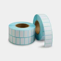 Label termal langsung kedap air 50x25mm 2x1 inci 4x2 perekat sendiri gulungan Label cetak kode batang stiker kertas termal