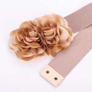 Cinto Feminino Elástico com Dupla Flor, Novo Design, Grande Venda - Product Image 4