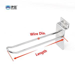 EWANG Slatwall Ganchos en forma de U Ganchos de panel ranurado Colgando Slatwall Gancho de doble pantalla - Product Image 2
