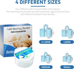 Lot de 8 Dilatateurs Nasaux en Silicone de Différentes Tailles, Clip Nasal Anti-Ronflement pour <span class=keywords><strong>la</strong></span> Prévention <span class=keywords><strong>du</strong></span> Ronflement - Product Image 6