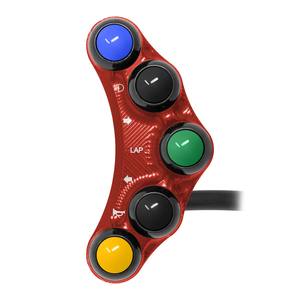 Interruptor de manillar izquierdo para Kawasaki Ninja ZX-6R 2007/2016 (rojo) - Product Image 1