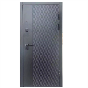 Porte blindée moderne <span class=keywords><strong>en</strong></span> acier pour entrée principale d'appartement résidentiel russe – Prix abordable - Product Image 3