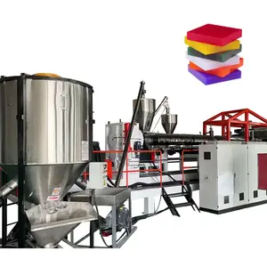 Precio bajo plástico PP PE ABS HIPS tablero grueso que hace la máquina tablero de plástico línea de producción de extrusión de láminas