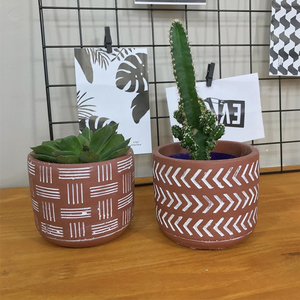 Lotes al por Mayor de Macetas de Cerámica Esmaltada para Exteriores, Macetas de Jardín para Decoración del Hogar, Balcón, Bonsái, Recubrimiento en Polvo - Product Image 2