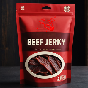 Tùy chỉnh in nhiều lớp nhôm lá thịt bò Jerky nhựa đóng gói Ziplock Túi doypack đứng lên bao bì túi thực phẩm - Product Image 3