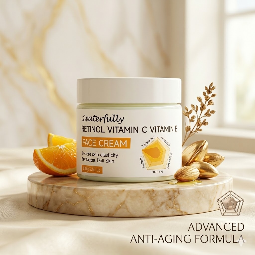 Rapid Tone Repair Retinol + Vitamin C Correcting Cream Face Moisturizer With Retinol Vitamin C For Dark Spots & Discoloration