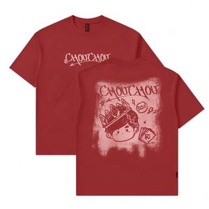 เสื้อเจอร์ซีย์ผ้าฝ้าย100% สำหรับผู้ชายเสื้อ220gsm โอเวอร์ไซส์ผ้าคอตตอนพิมพ์ดิจิตอล - Product Image 1