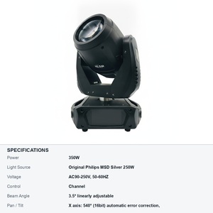 หัวไฟเคลื่อนที่แบบลำแสง 250W 350W 13 สี 13 โกโบ 2 ปริซึม ล้อโกโบ สำหรับผู้จัดจำหน่ายขายส่ง - Product Image 6
