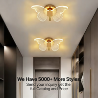 Applique Murale LED Moderne d'Inspiration Papillon, pour Hôtels de Style Nordique, Chevet, Chambres et Murs TV