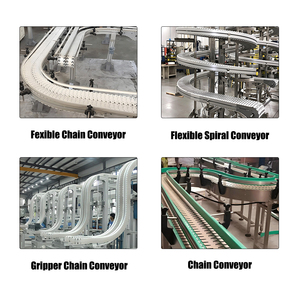 PLASTLINK Automatic Flexible <strong>Chain</strong> <strong>Conveyor</strong> for Beverage Production Lines with PLC Control and Multi-Voltage Options - Product Image 2