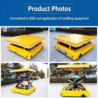 Plateforme élévatrice électrique mobile pour véhicules de transport, chariot de transfert à ciseaux hydrauliques avec télécommande