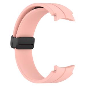 Bracelet en silicone de couleur pure pour <span class=keywords><strong>Samsung</strong></span> <span class=keywords><strong>Galaxy</strong></span> <span class=keywords><strong>Watch5</strong></span> <span class=keywords><strong>Pro</strong></span>, 20mm, sans lacet, boucle pliante magnétique, en métal noir, <span class=keywords><strong>45mm</strong></span> - Product Image 5