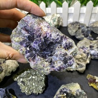 Prix de gros : Spécimen minéral de cristal de fluorite Yindu de Mongolie Intérieure, variété naturelle brute, pour collection