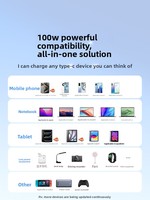 Câble de charge et de données USB-C double tête GREEN, charge rapide PD 100W, conducteur en cuivre étamé, silicone, pour téléphones portables, tablettes, ordinateurs portables