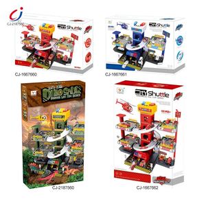 Chengji 69 pièces Ensemble de jouets de <span class=keywords><strong>garage</strong></span> pour enfants, construction et assemblage, avec voitures miniatures à encastrer, <span class=keywords><strong>garage</strong></span> <span class=keywords><strong>dinosaure</strong></span> et parking à 5 étages - Product Image 6