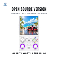Konsol Game Genggam Mini Open Source R36Ultra Wifi Online Multiplayer 40000+3D Game Retro Konsol Video Game Genggam OEM