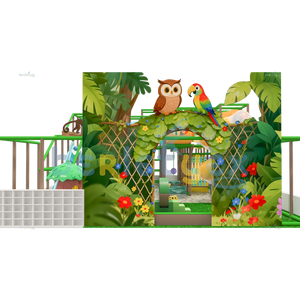 Equipos e instalaciones para patios de recreo para interiores, grandes y <span class=keywords><strong>pequeños</strong></span> como castillos traviesos, <span class=keywords><strong>parques</strong></span> <span class=keywords><strong>infantiles</strong></span>, toboganes para interiores, jardín de infantes - Product Image 6