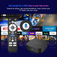 Mortal T1+ Mini Android 16.0 RK3518 Quad Core 4K 60fps WiFi 802.11n 2.4G/5GHz Télécommande vocale 8GB/128GB OEM/ODM Smart Streaming TV