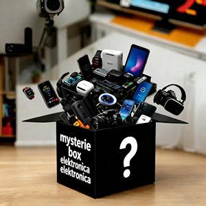 Caja Misteriosa Avanzada <span class=keywords><strong>Shein</strong></span> con 5-10 Artículos: Cámara de Acción, Cámara Infantil, Pulseras Inteligentes, Auriculares Air Pods, Funda Protectora Continua - Product Image 1