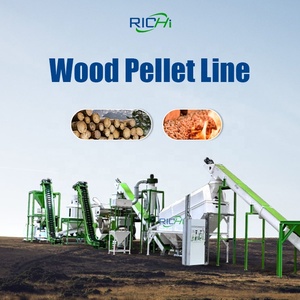 Linea di Produzione di Pellet di Legno Facile da Usare per Biomassa e Legna da Ardere, 6/8/10/12mm, per Biocarburante - Product Image 1
