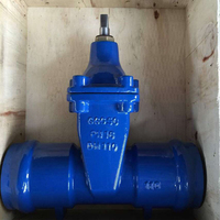 Vanne à opercule à embout DIN PN16 2"-12" DIN3352 GGG50 Corps PTFE CHX pour l'approvisionnement en eau, l'énergie, les produits chimiques et le pétrole, Usine chinoise