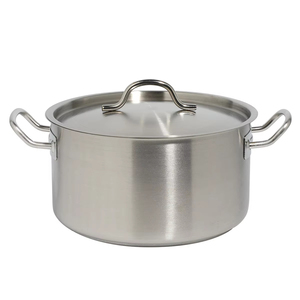 Casserole Inox 100L Avec Couvercle Et Panier - Grande Capacité, Pour Fêtes, Restaurants - Acier Inoxydable