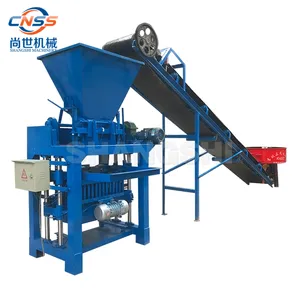 QMJ4-35D 6 inches hollow block making machine brick making machinery shipping to Botswana