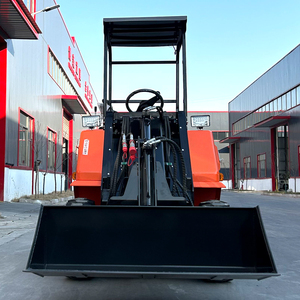 Hoogwaardige 1 ton 1,2 ton diesel lader met EPA-motor, compacte telescopische giek, mini kniklader met aanbouwdelen - Product Image 1