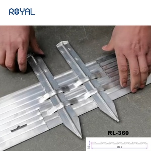 อลูมิเนียมลานสวนลานขอบBoarderเครื่องประดับภูมิทัศน์Flexile Silverกลางแจ้ง - Product Image 3