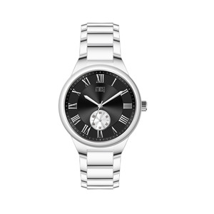 Montre Aura Flow avec bracelet en métal, mouvement à quartz, pour les affaires, les soirées et les situations quotidiennes. - Product Image 3