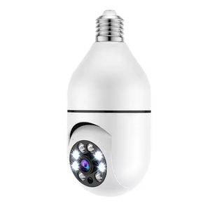 2MP không dây E27 Bóng đèn máy ảnh với tầm nhìn ban đêm phát hiện chuyển động hai chiều âm thanh 360 độ xoay CMOS cảm biến Đèn đầu - Product Image 1