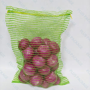 Plus Packing Solution PE Eco-friendly Raschel Mesh Bag pour Légumes Fruits & Bois de chauffage-Multi-fonctionnel Personnalisable Taille & Couleur - Product Image 1