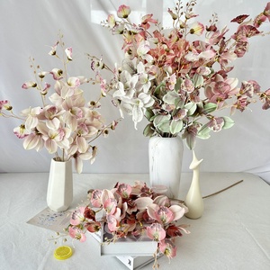 Nouveau Design Soie Artificielle Orchidée Fleurs 5 Fourchettes 30 Têtes <span class=keywords><strong>Whelan</strong></span> Fleur pour La Maison Fête Des Mères Noël Nouvel An Halloween - Product Image 5