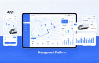 Application de transport de marchandises et de recherche de véhicules intra-urbains, logiciel de logistique de fret, système de réception et de gestion des commandes en ligne