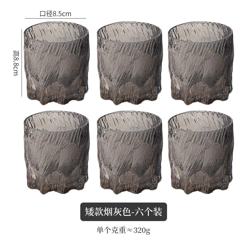 ถ้วยน้ำแข็งสีเทาอ่อน [แพ็ค 6 ใบ]