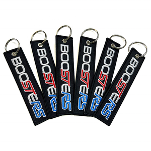 Flight Crew Fabric Woven Embroidery <strong>Keychains</strong> With Customize Color Key Ring/cartoon Charms Jet Tag Keytag Key Chain Custom Logo - Product Image 4