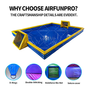 Château <span class=keywords><strong>gonflable</strong></span> d'extérieur AirFunPro en PVC, installation facile, taille personnalisée, capacité maximale 10 personnes, en solde - Product Image 5