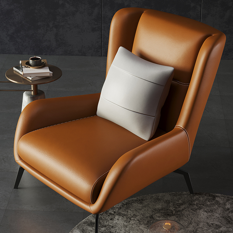 atunus leather single sofa