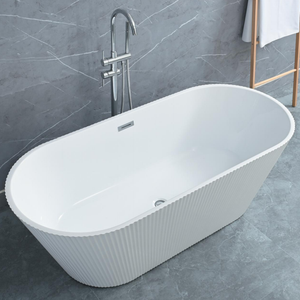 Moderna in acrilico CUPC CE Freestanding vasca da bagno materiale ovale sottile bordo interno vasca migliore vendita ammollo funzione per adulti - Product Image 2