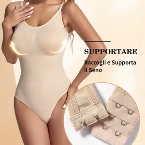 One-piece Women's Backless Suspender Bottoming Belly Bodysuit Underwear T-shaped Body Shaper
