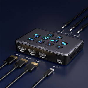 Carte de capture vidéo <span class=keywords><strong>2</strong></span>* USB 3.0 1080P pour streaming OBS, enregistrement de jeux en direct, convertisseur Full HD vers USB, commutateur de flux, mélangeur - Product Image 3