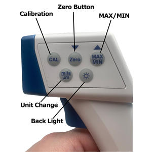 Excellente qualité TECPEL TG-902, mesureur d'épaisseur numérique haute précision, résolution 0-1000 µm, précision 1 µm - Product Image 3