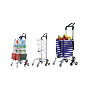 Carro de Mano Plegable Portátil de Acero Inoxidable con 8 Ruedas para Subir Escaleras, Carrito Utilitario para Compras, Campismo, Herramientas Industriales OEM - Product Image 2
