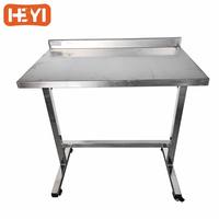 Carrito de Elevación Veterinario HEYI de Acero Inoxidable 304, Clase I, Manual, con Altura Ajustable, Ruedas Bloqueables, para Hospital Veterinario