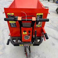 Chargeur à roues électrique multifonction, chariot à benne basculante, alimenté par batterie, capacité de 500 kg, pour la construction et l'agriculture